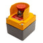 Used Square D 9001KYG1Y2 Series G E-Stop Enclosure Pushbutton, 30mm, 1NC
