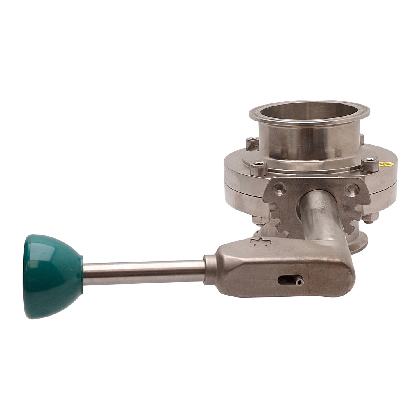 Used Alfa Laval LKB Tri-Clover SS Butterfly Valve, Vac-145psi, 3in Sanitary Fitting