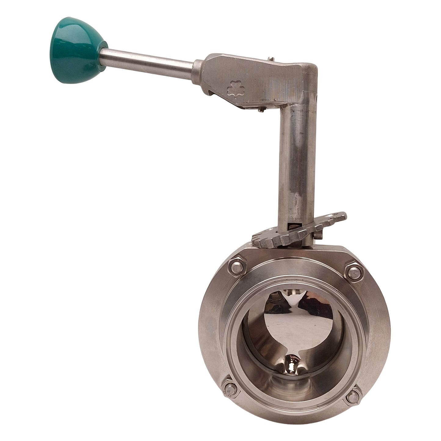 Used Alfa Laval LKB Tri-Clover SS Butterfly Valve, Vac-145psi, 3in Sanitary Fitting