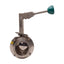 Used Alfa Laval LKB Tri-Clover SS Butterfly Valve, Vac-145psi, 3in Sanitary Fitting