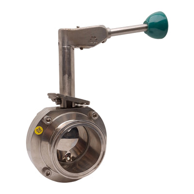 Used Alfa Laval LKB Tri-Clover SS Butterfly Valve, Vac-145psi, 3in Sanitary Fitting