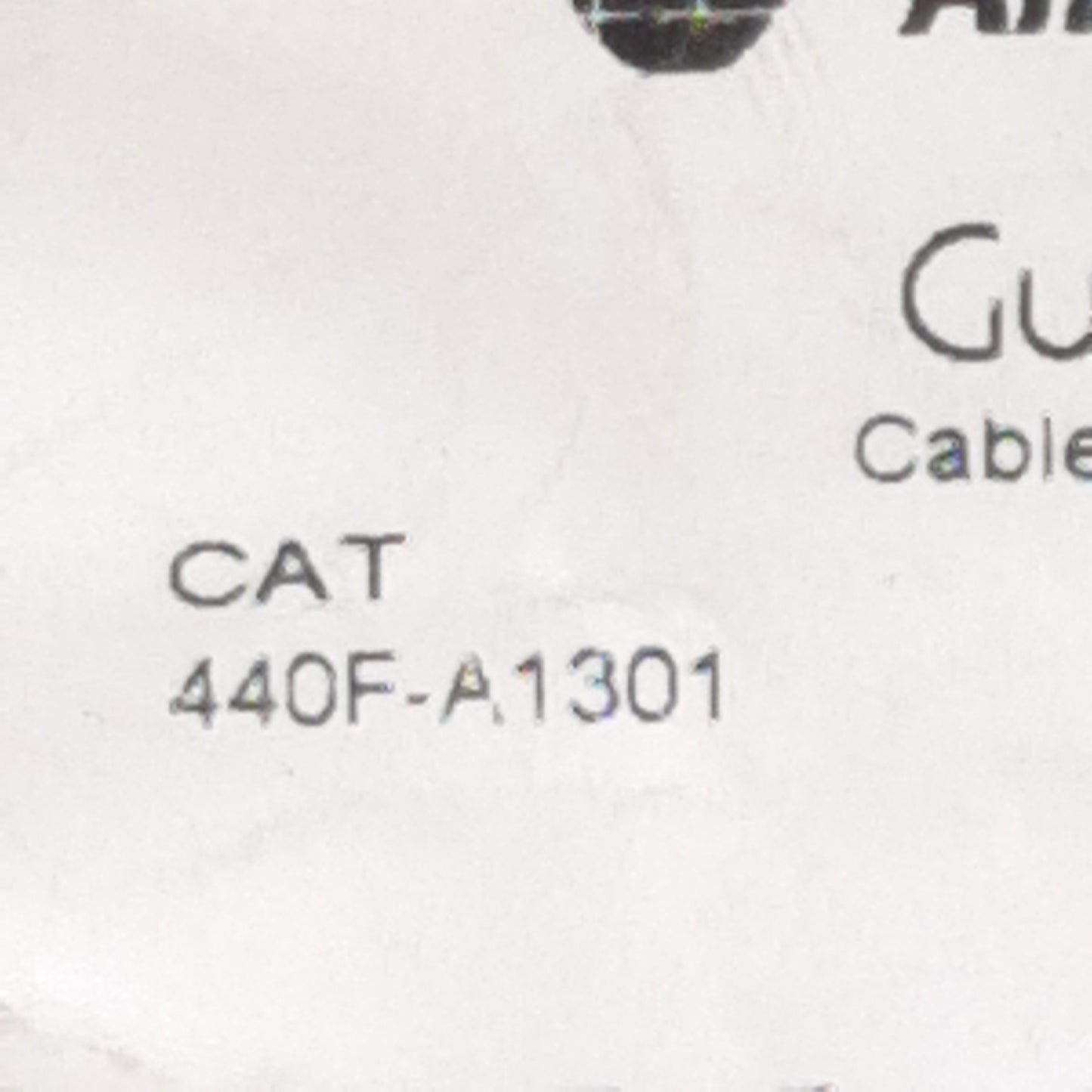 New Allen Bradley 440F-A1301 Guardmaster Connector Cable, 2-Pin to 2-Wire, 1m