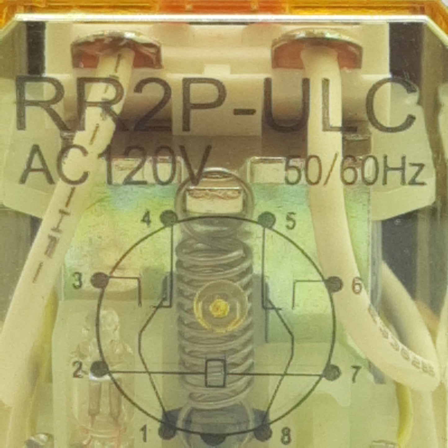Used Lot of 2 Idec RR2P-ULCAC120V Ice Cube Plug-In Relay DPDT 10A, 120VAC Coil