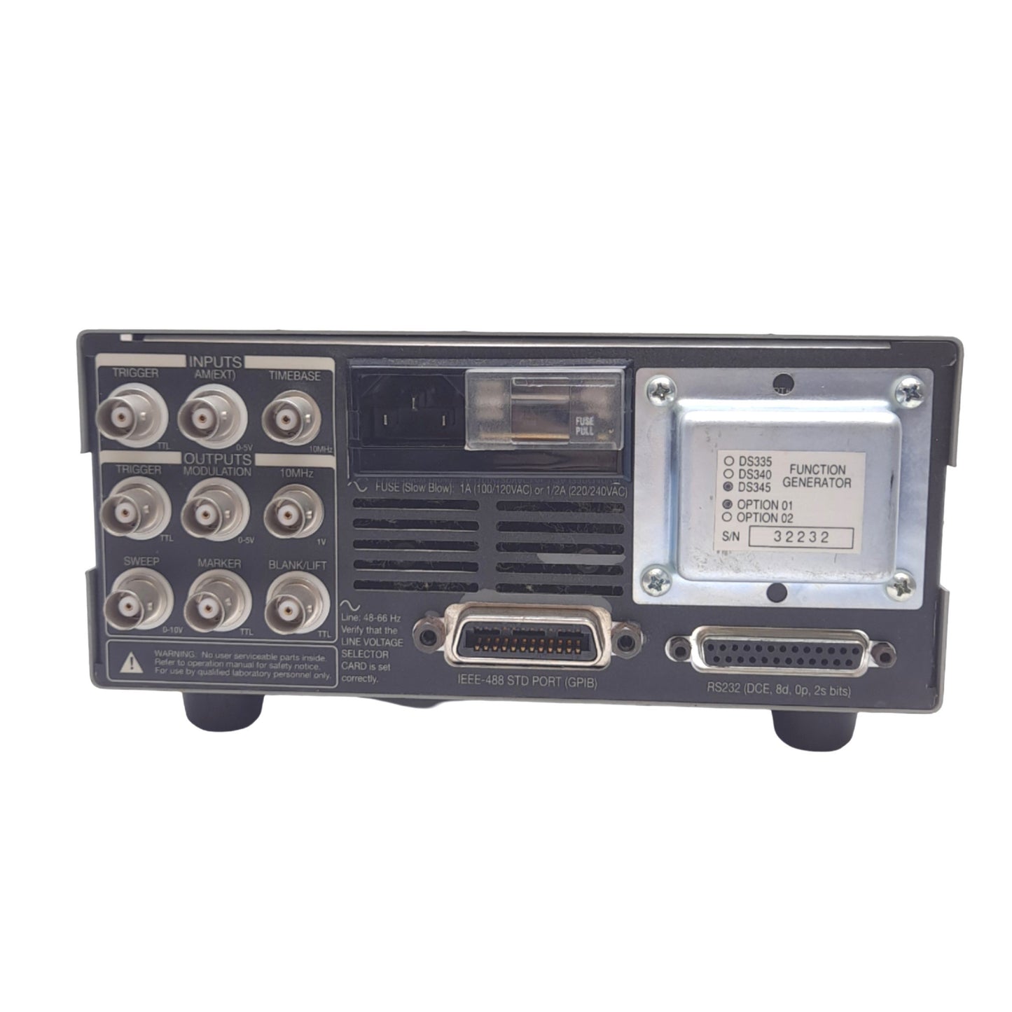Used Stanford Research DS345 Synthesized Function Generator, 30MHz, 1µHz Resolution