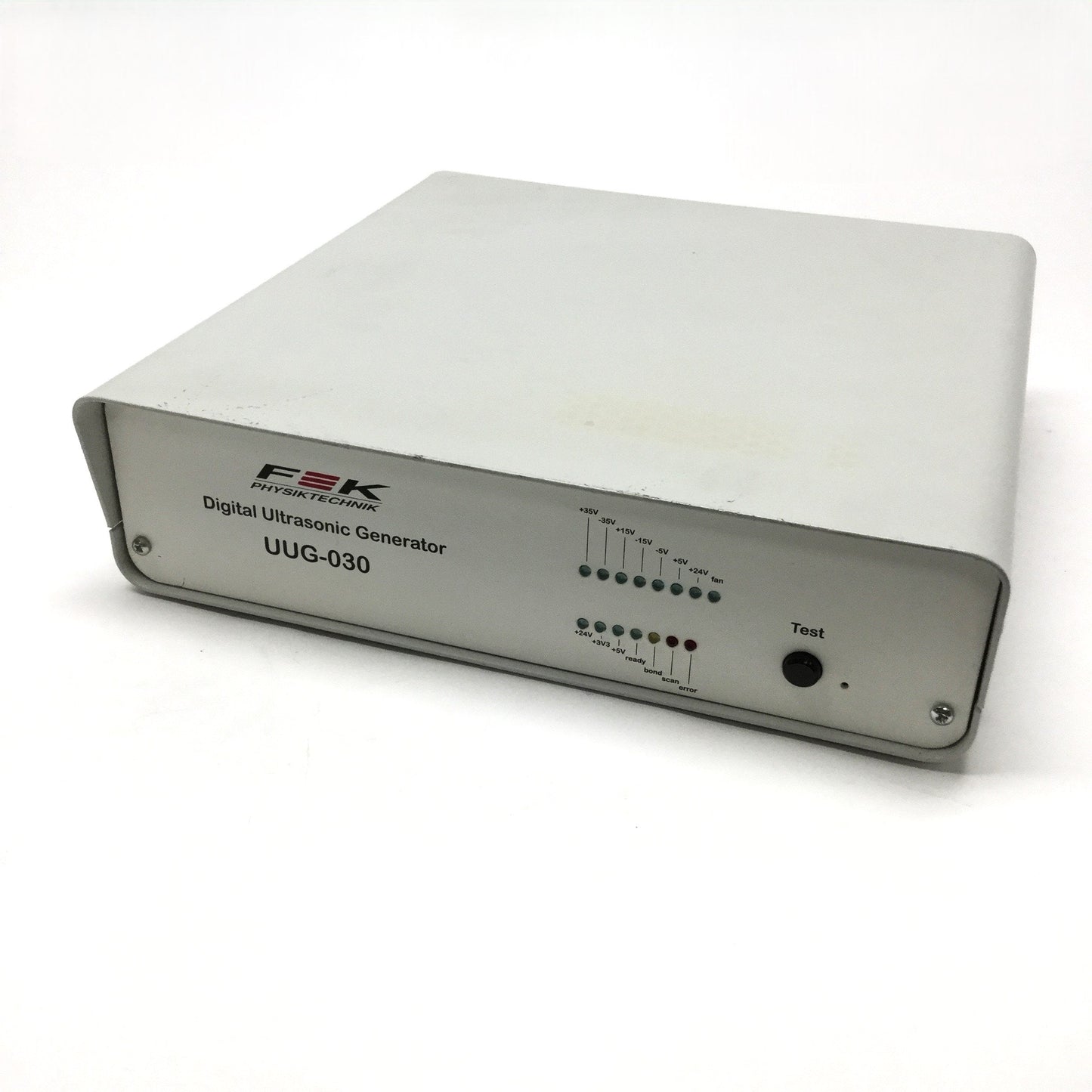 Used F&K UUG-030 Digital Ultrasonic Generator 30-250kHz for Wire Bonding, 115/230VAC