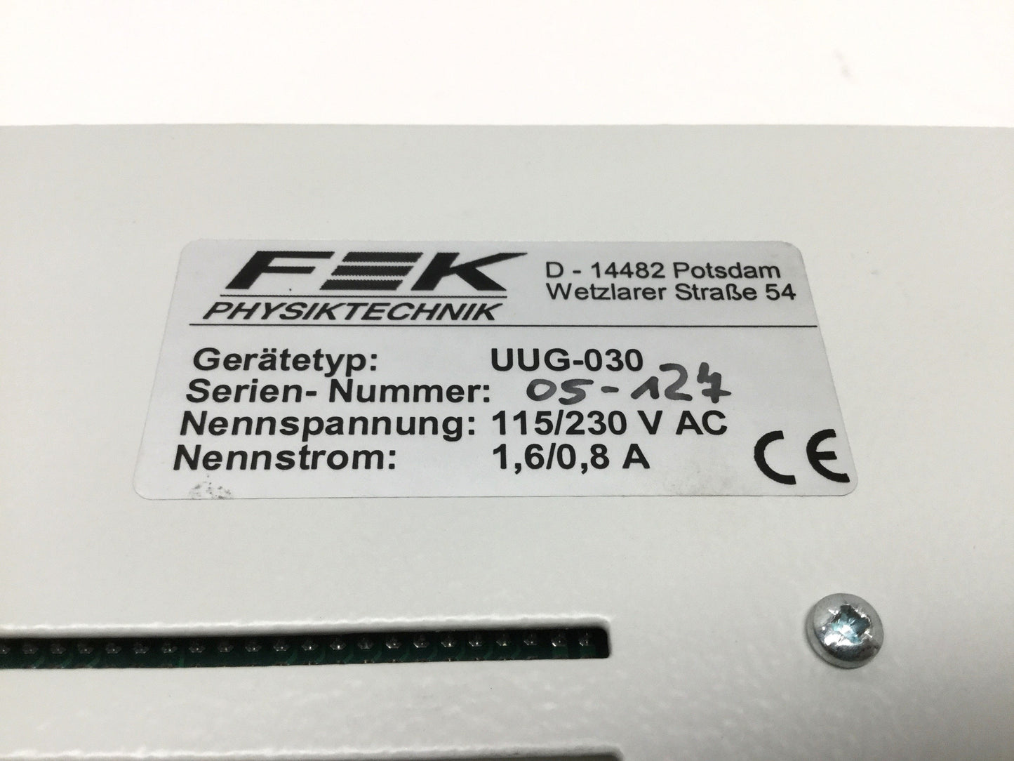 Used F&K UUG-030 Digital Ultrasonic Generator 30-250kHz for Wire Bonding, 115/230VAC