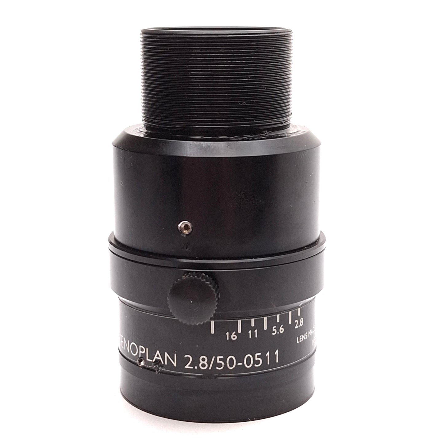 Used Schneider Kreuznach 2.8/50-0511 Xenoplan C-Mount Camera Lens F2.8-16, 50mm Focal