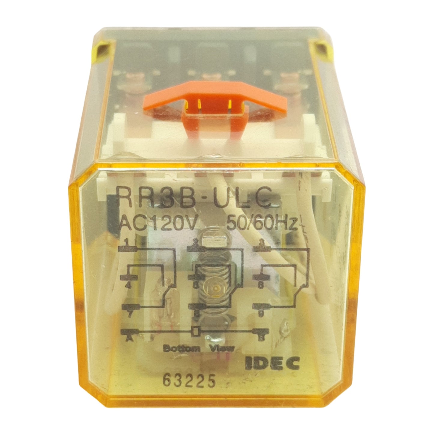 Used Lot of 2 Idec RR3B-ULCAC120V Ice Cube Relay, 3PDT, 10A 240VAC 30VDC, 120VAC Coil