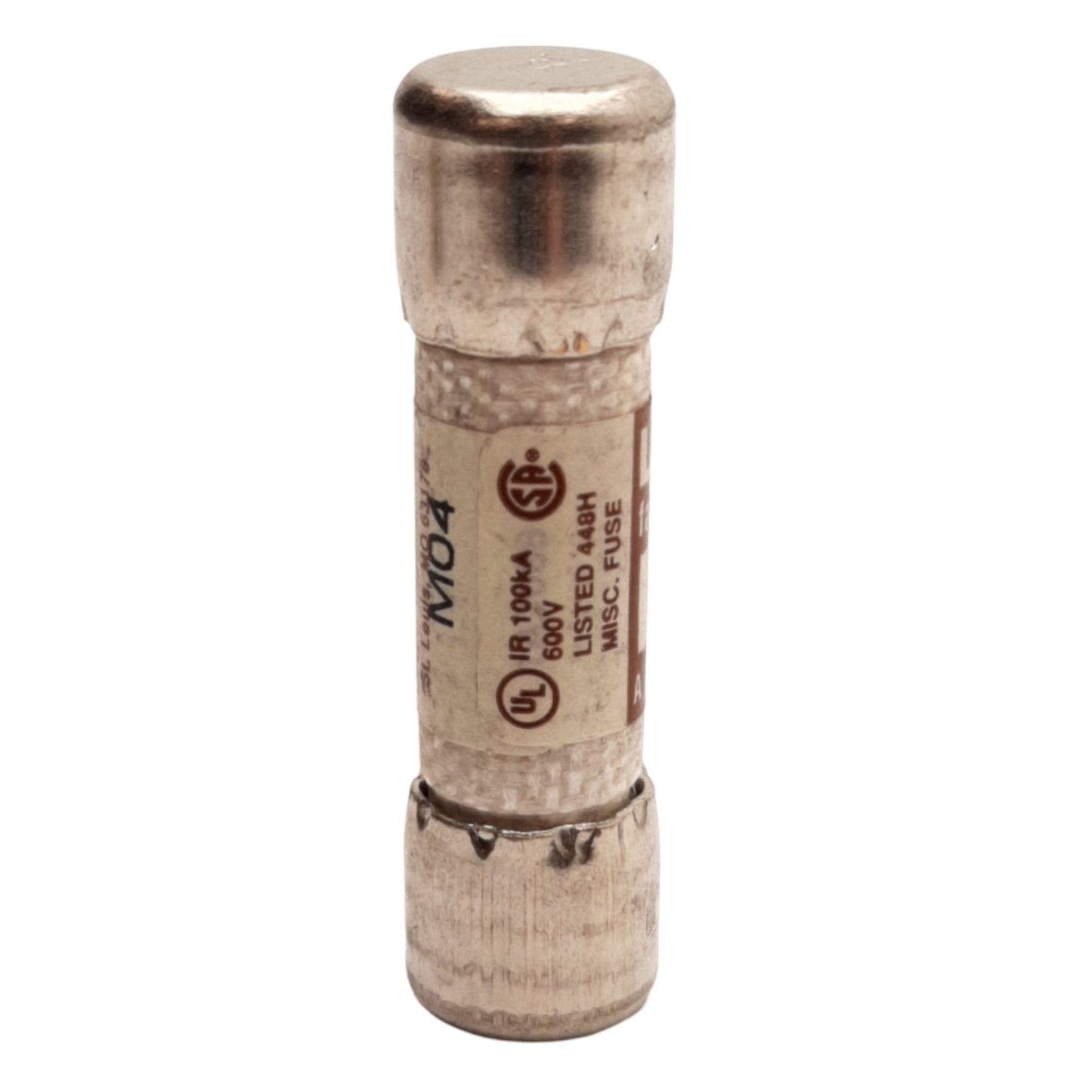Used Lot of 6 Bussmann Limitron KTK-15 Fast-Acting Fuse, 600VAC 15A ø10mm 38mm Length