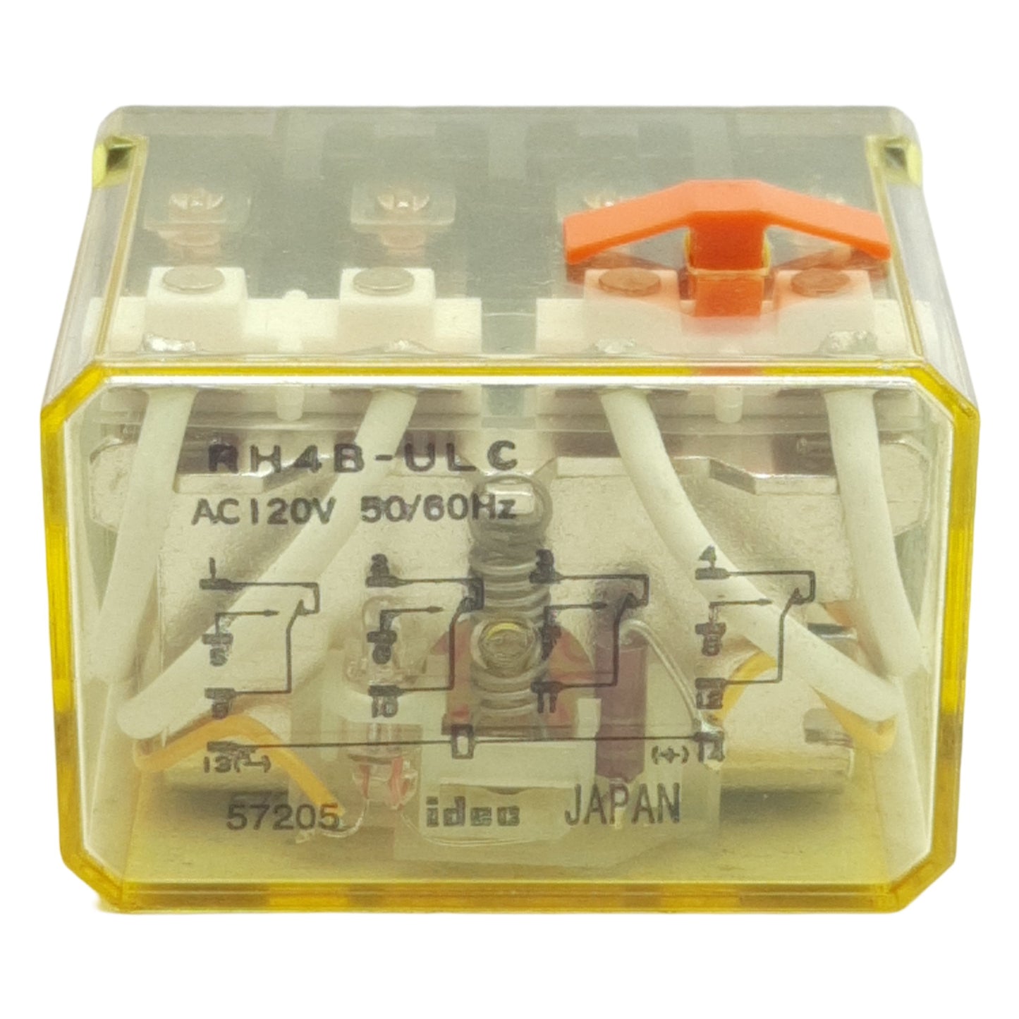 Used Lot of 2 Idec RH4B-ULCAC120V Ice Cube Relay, 4PDT, 10A 240VAC 30VDC, 120VAC Coil