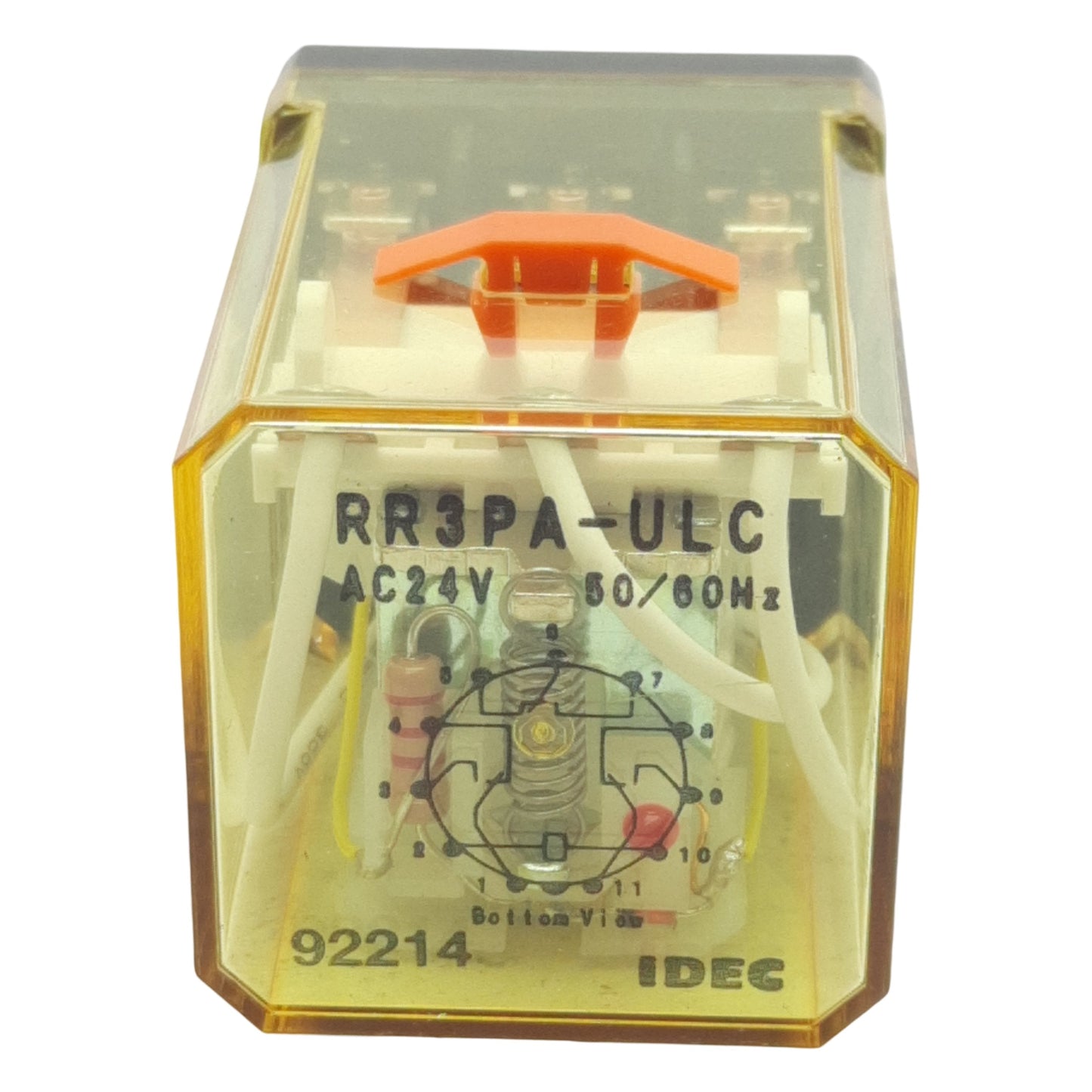 Used Lot of 2 Idec RR3PA-ULCAC24V Ice Cube Relay, 3PDT, 10A 240VAC 30VDC, 24VAC Coil
