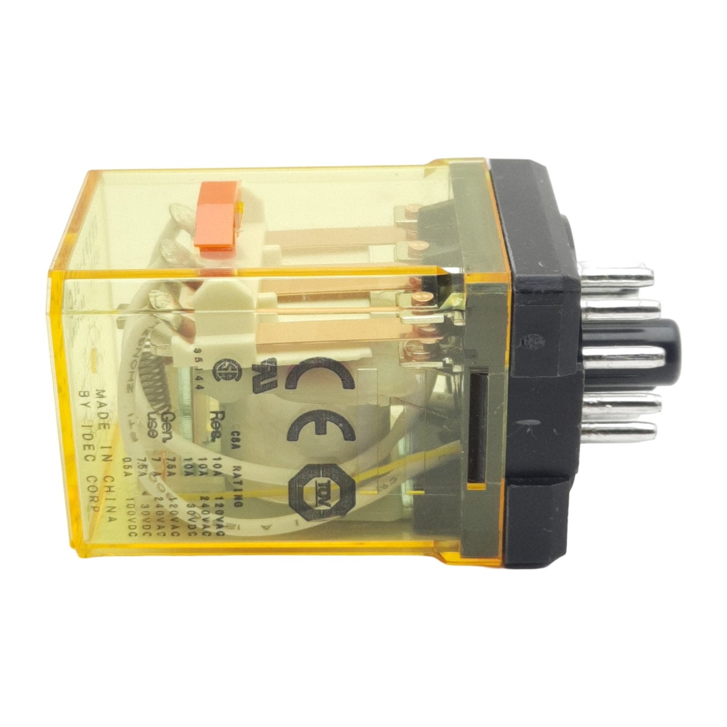Used Lot of 2 Idec RR3PA-ULCAC24V Ice Cube Relay, 3PDT, 10A 240VAC 30VDC, 24VAC Coil
