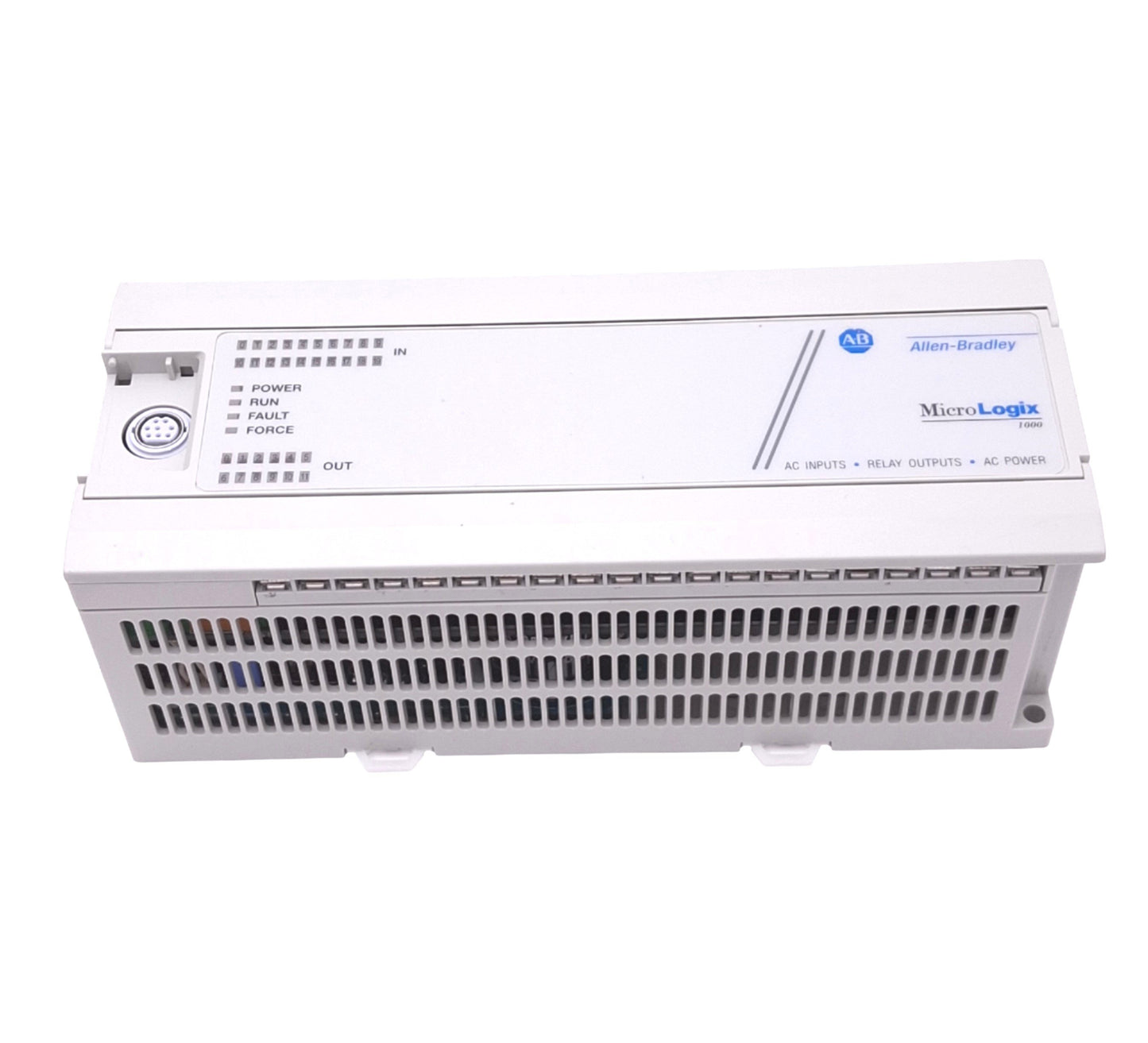 Used Allen Bradley 1761-L32AWA E MicroLogix1000 Controller, 32-Point, 120/240VAC
