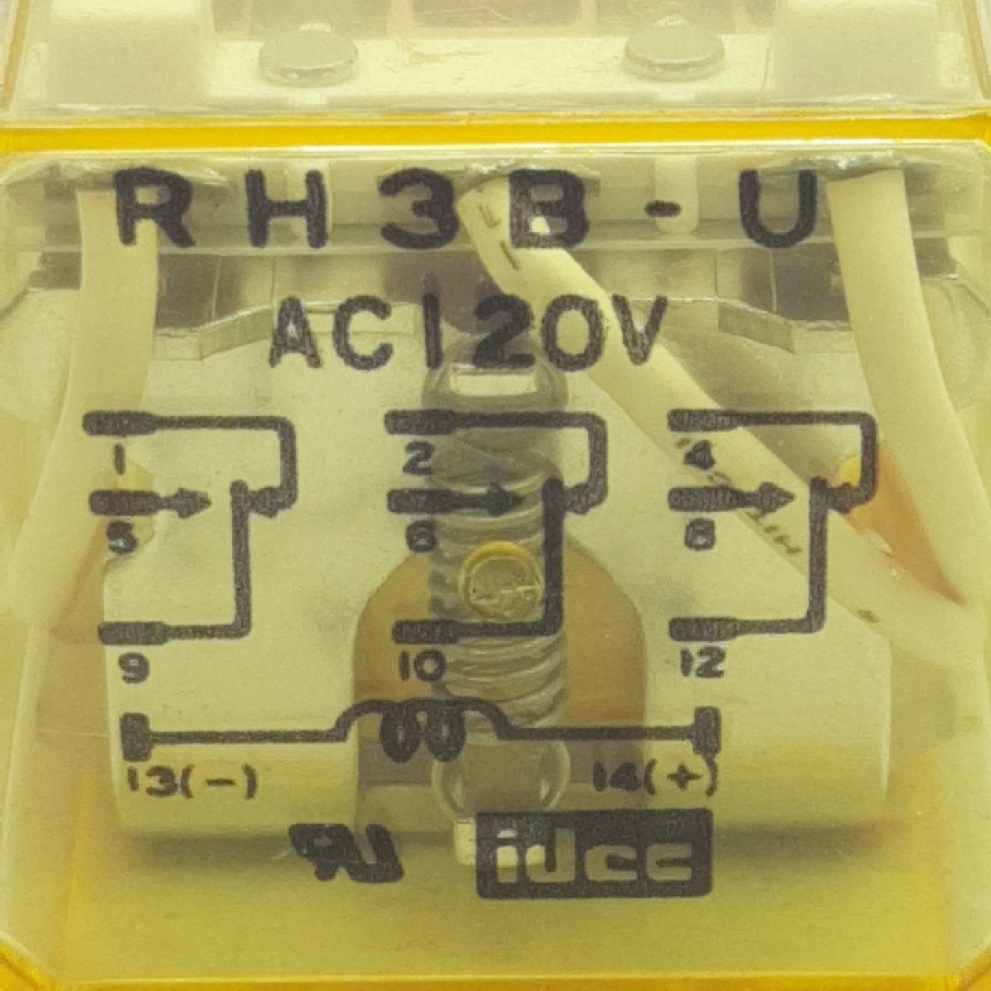 Used Lot of 3 Idec RH3B-UAC120V Ice Cube Relay, 3PDT, 10A 30VDC, 120VAC Coil