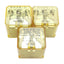 Used Lot of 3 Idec RH3B-UAC120V Ice Cube Relay, 3PDT, 10A 30VDC, 120VAC Coil