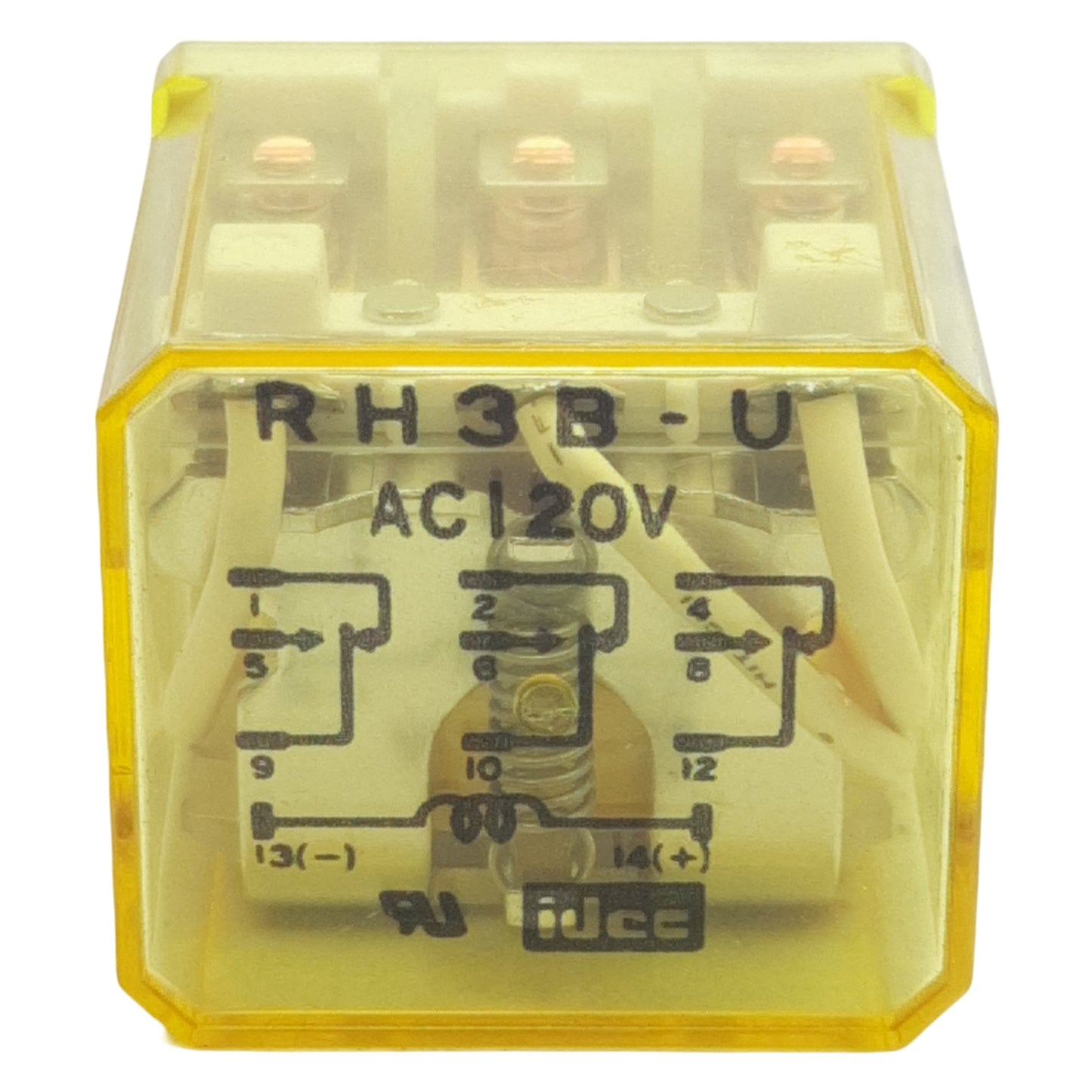 Used Lot of 3 Idec RH3B-UAC120V Ice Cube Relay, 3PDT, 10A 30VDC, 120VAC Coil