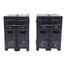 Used Lot of 2 Siemens Q220 Circuit Breakers, 2-Pole 20A, 120/240VAC