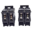 Used Lot of 2 Siemens Q220 Circuit Breakers, 2-Pole 20A, 120/240VAC