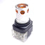 Used Allen Bradley 800T-PBH16A Amber Pushbutton, ø30mm, 1NO 1NC, 600VAC 10A Contact