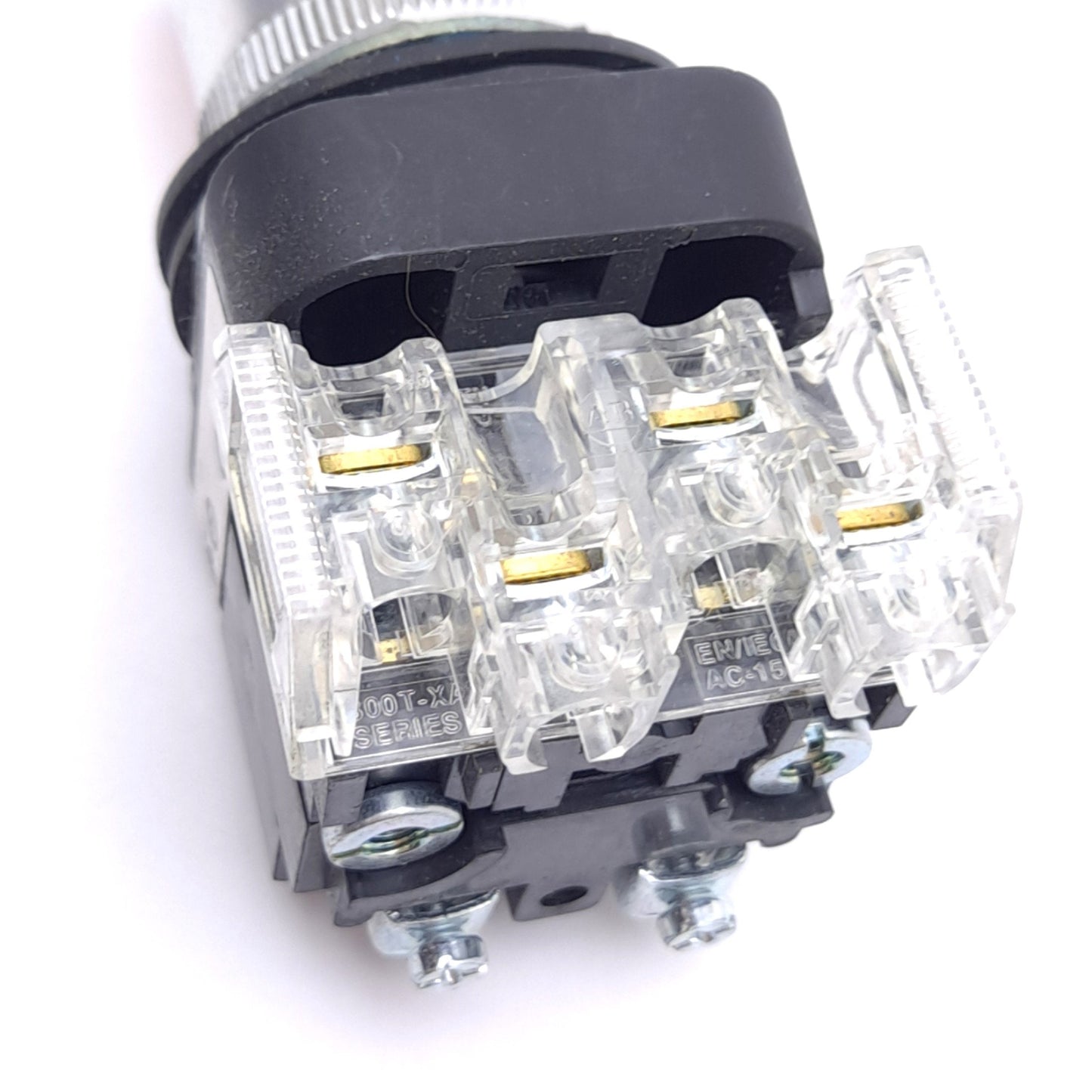 Used Allen Bradley 800T-PBH16A Amber Pushbutton, ø30mm, 1NO 1NC, 600VAC 10A Contact