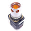 Used Allen Bradley 800T-PB16A Amber Push Button, ø30mm, 1NO 1NC, 600VAC 10A Contact