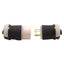 Used Hubbell HBL2721 / HBL2723 Twist-Lock Plug & Receptacle, 3Ø 250VAC 30A, L15-30