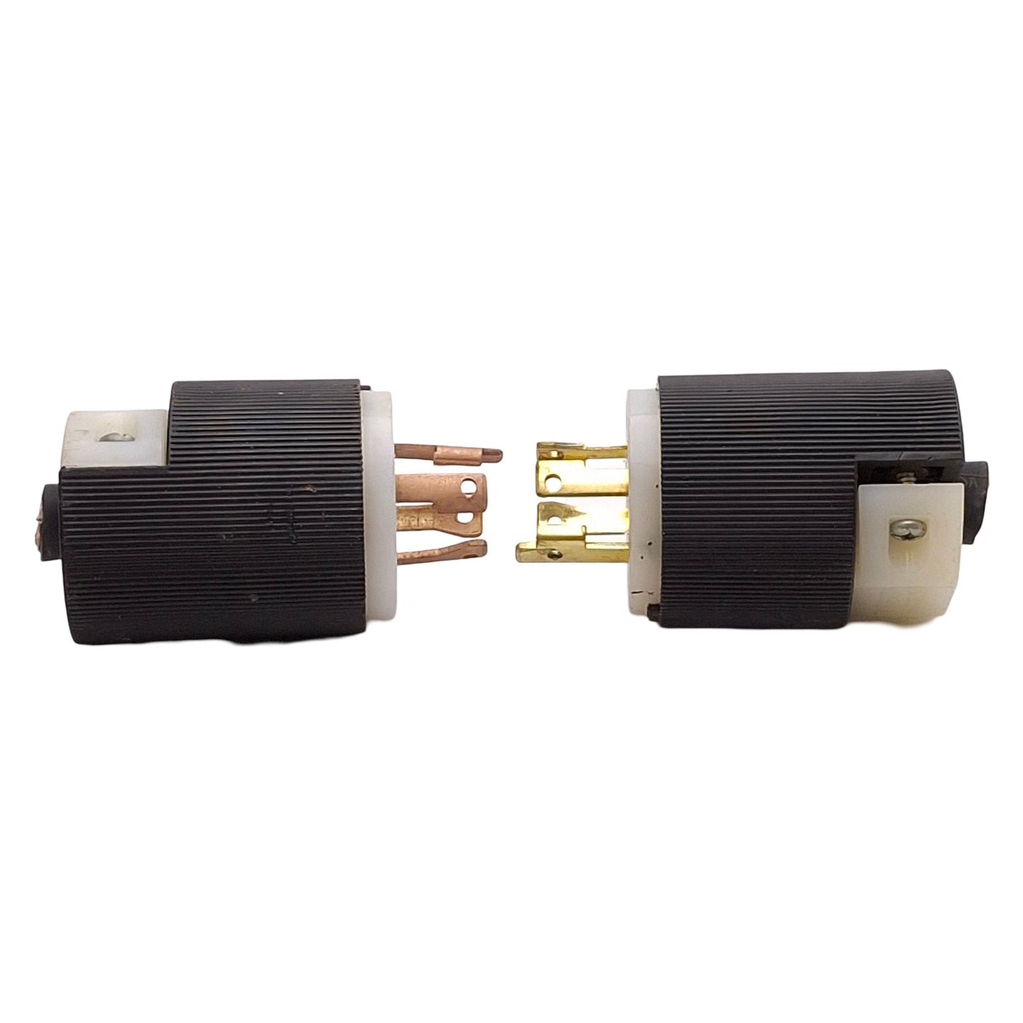 Used Lot of 2 Hubbell Twist-Lock Male Plug, 3-Phase 250VAC 30A, NEMA L15-30P