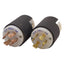 Used Lot of 2 Hubbell Twist-Lock Male Plug, 3-Phase 250VAC 30A, NEMA L15-30P
