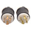 Used Lot of 2 Hubbell HBL2721 Twist-Lock Male Plug, 3-Phase 250VAC 30A, NEMA L15-30P