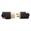 Used Hubbell Twist-Lock Plug & Receptacle, 3-Pole, 3-Phase 250VAC 30A, NEMA L15-30