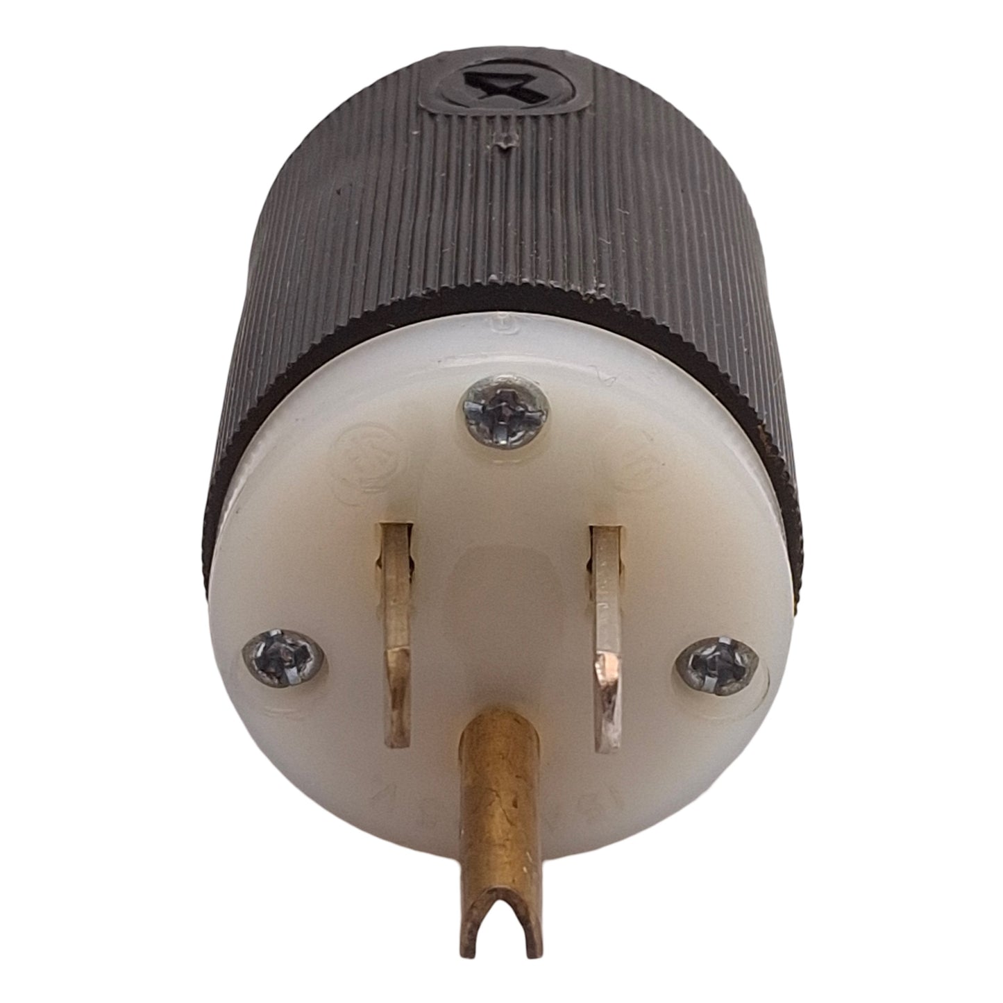 Used Lot of 3 Hubbell HBL5266C Straight Blade Plug, 2-Pole 3-Wire, 15A 125VAC, 5-15P