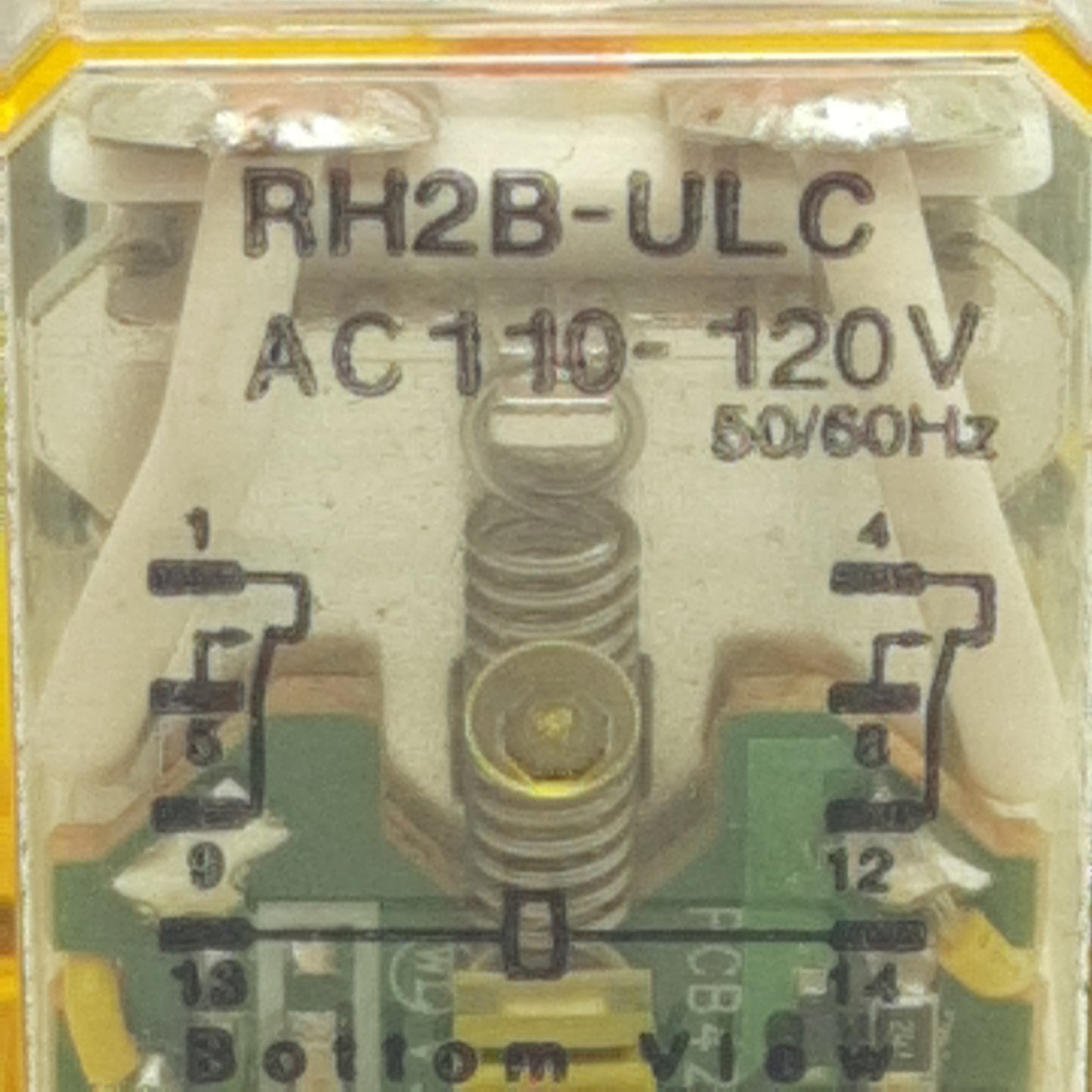 New Lot of 2 Idec RH2B-ULCAC110-120V Ice Cube Relay DPDT 10A, 110-120VAC Coil