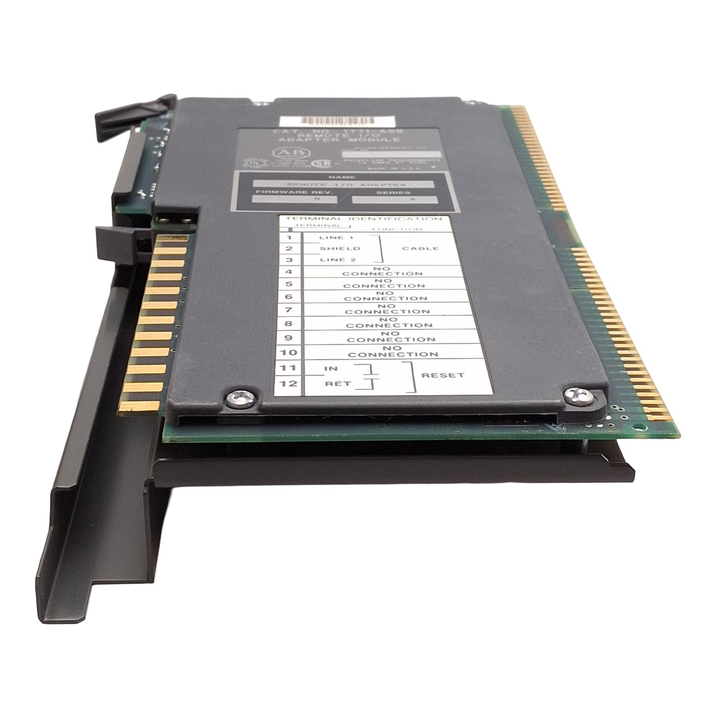 Used Allen Bradley 1771-ASB A Remote I/O Adapter Module, 16 Digital I/O, 5VDC 1.2A