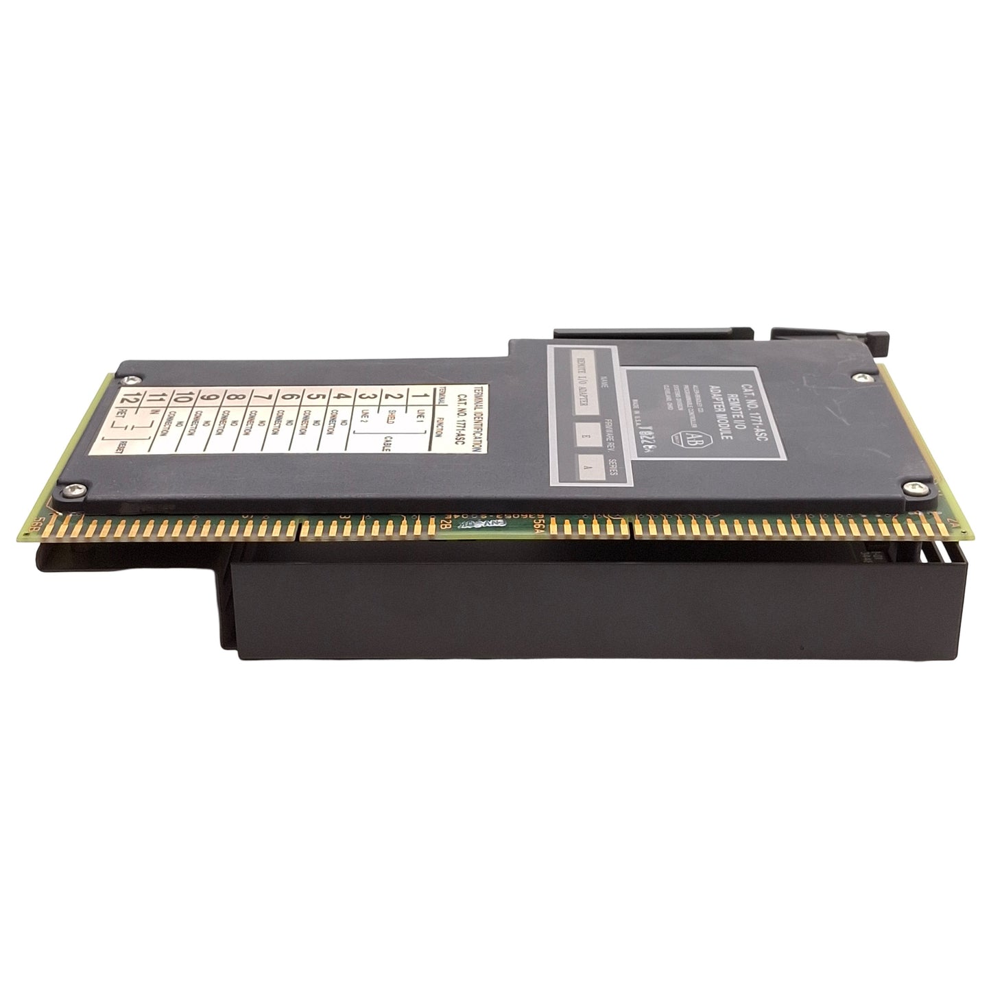 Used Allen Bradley 1771-ASC Series A Remote I/O Adapter Module, Firmware Rev E