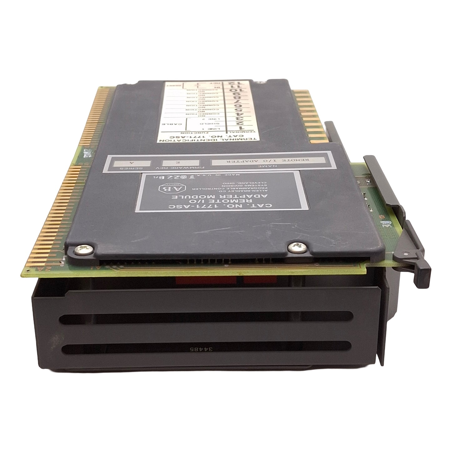 Used Allen Bradley 1771-ASC Series A Remote I/O Adapter Module, Firmware Rev E