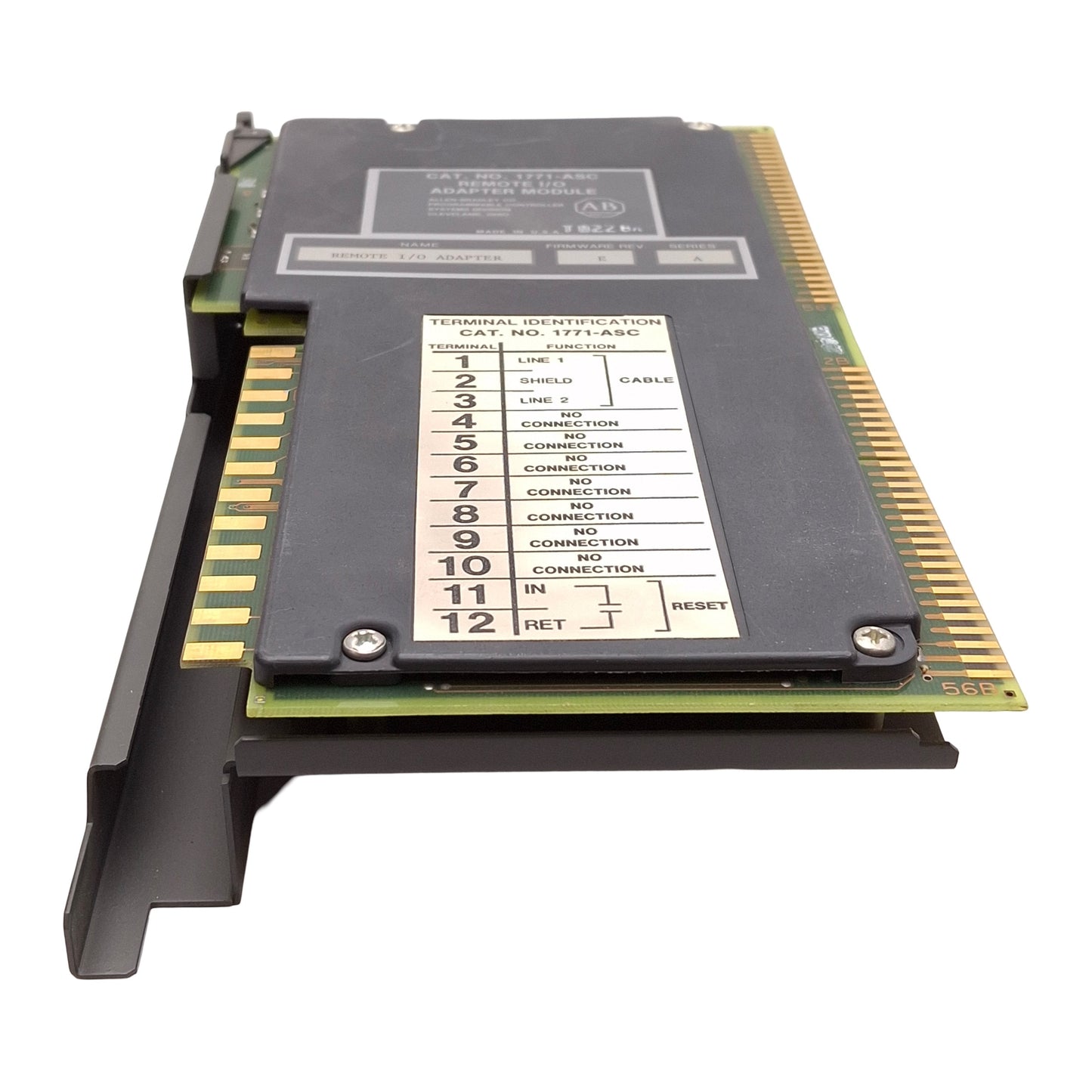 Used Allen Bradley 1771-ASC Series A Remote I/O Adapter Module, Firmware Rev E