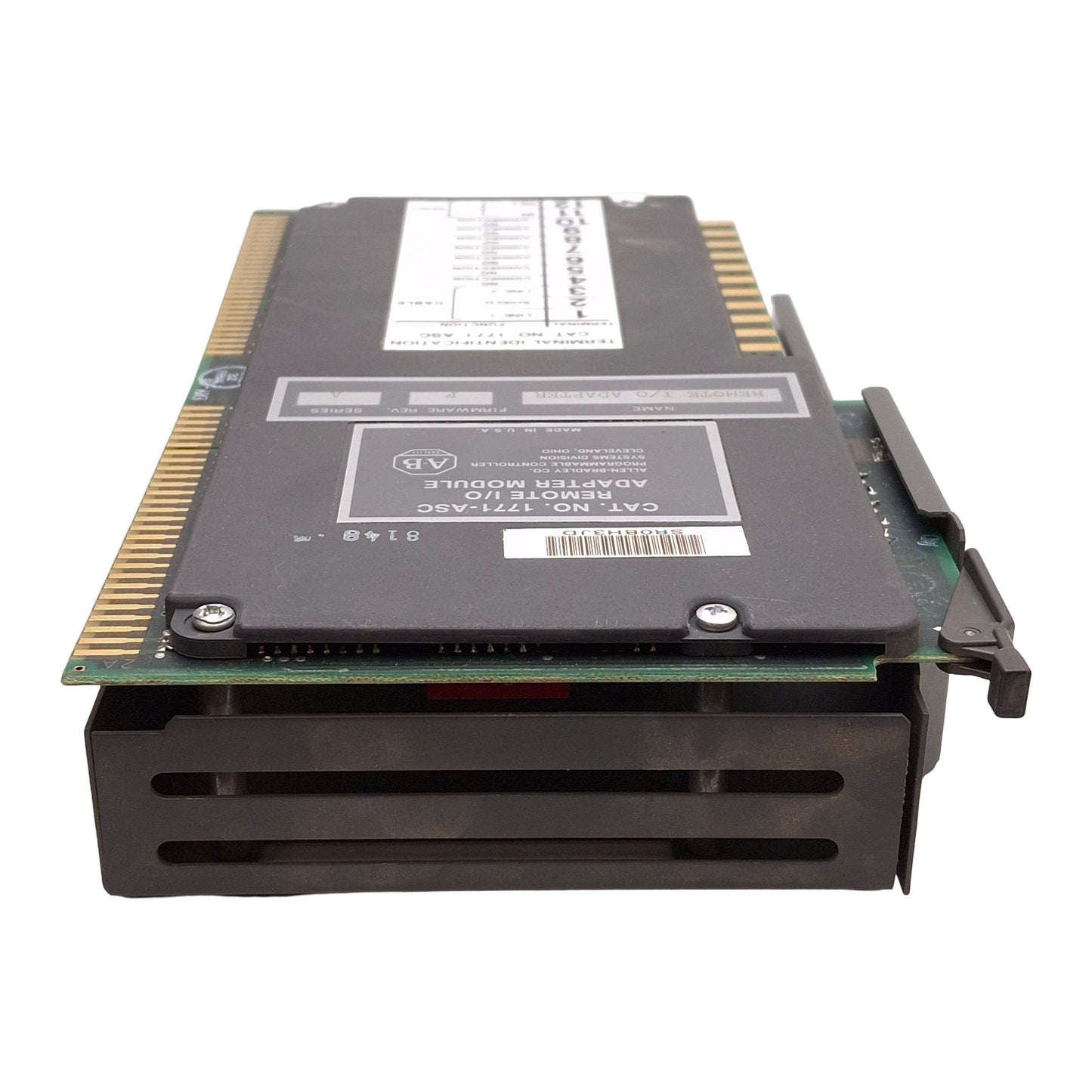 Used Allen Bradley 1771-ASC Series A Remote I/O Adapter Module, Firmware Rev F