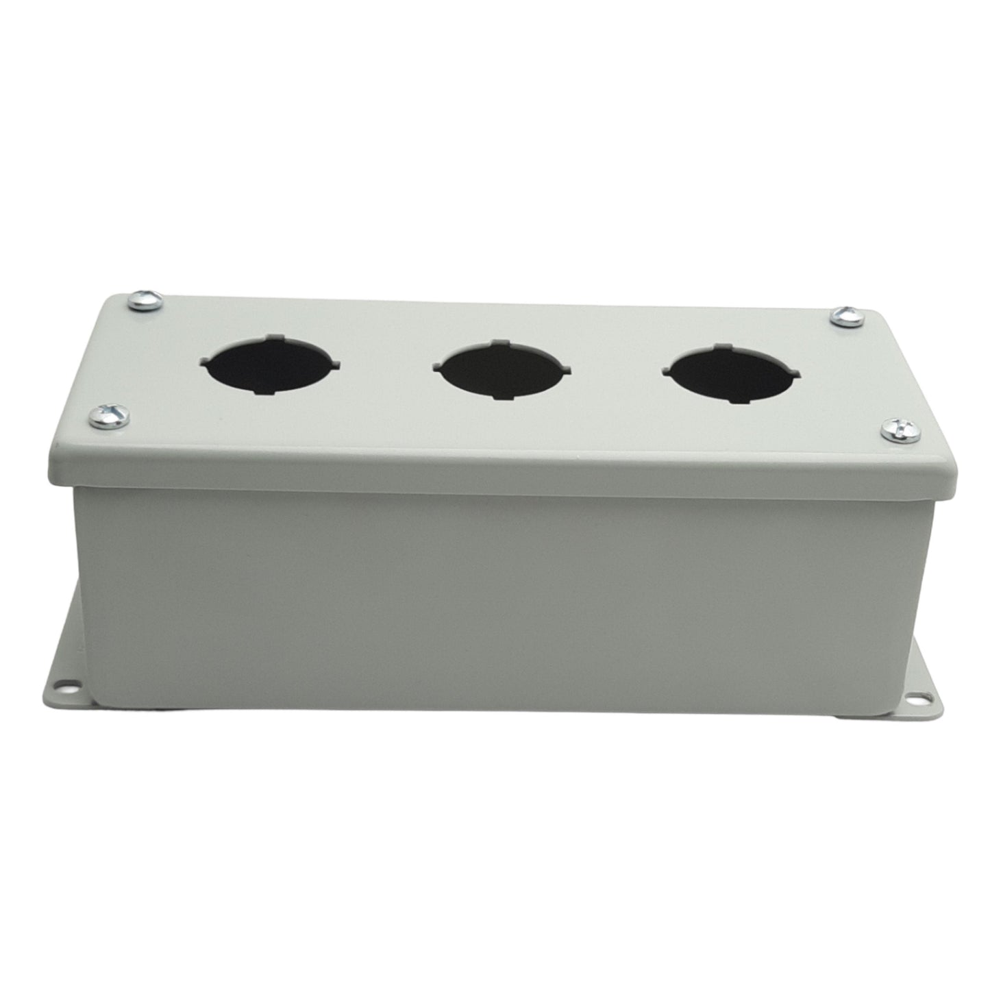 New nVent Hoffman E3PB Pushbutton Enclosure, 3-Hole, 8in x 3.25in x 2.75in
