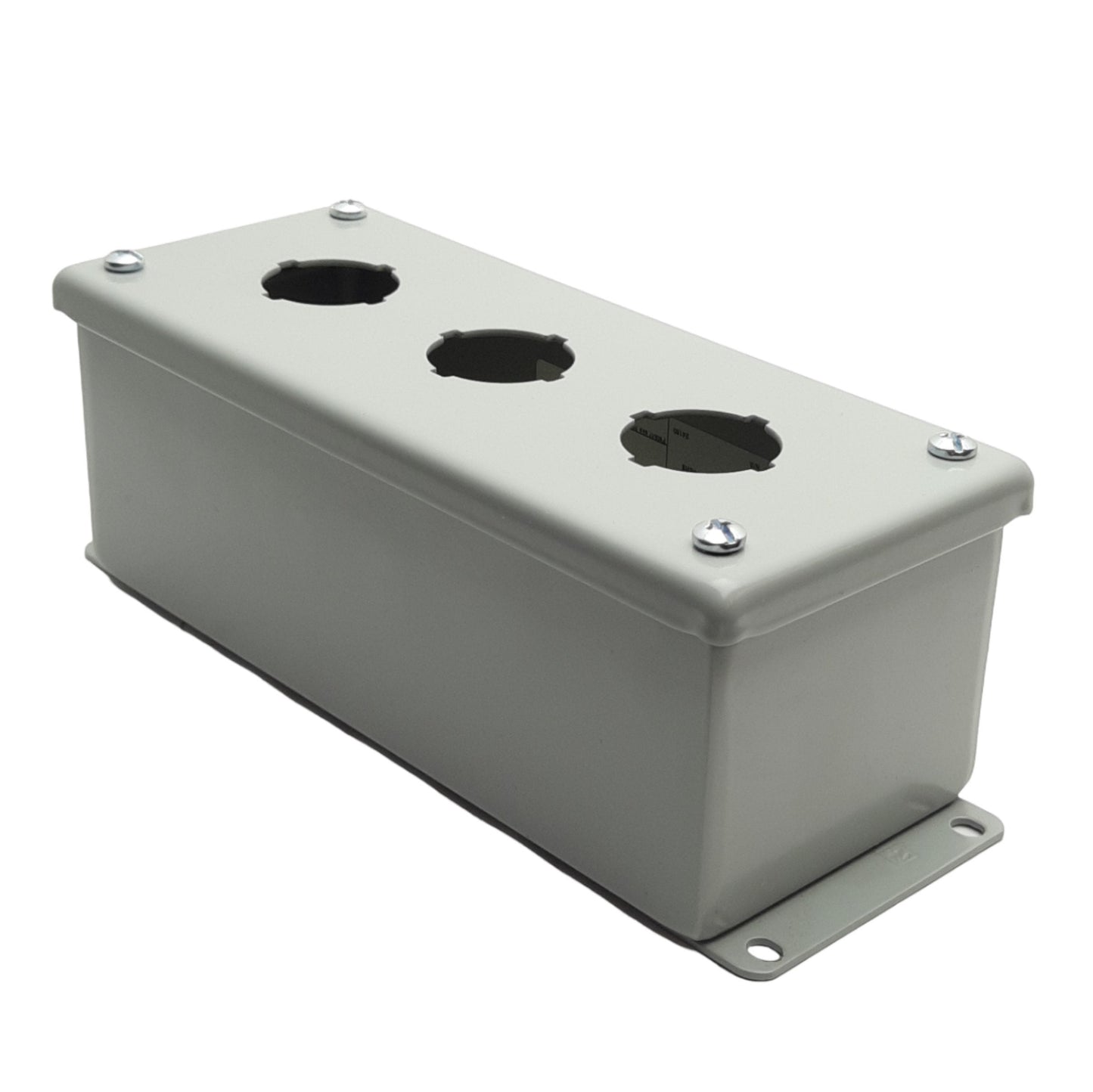 New nVent Hoffman E3PB Pushbutton Enclosure, 3-Hole, 8in x 3.25in x 2.75in