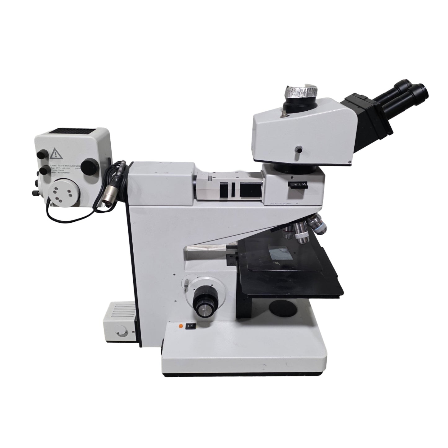 Used Leitz 020-448.025 Type Ergolux Inspection/Measuring Microscope 5,10,20,50,160x