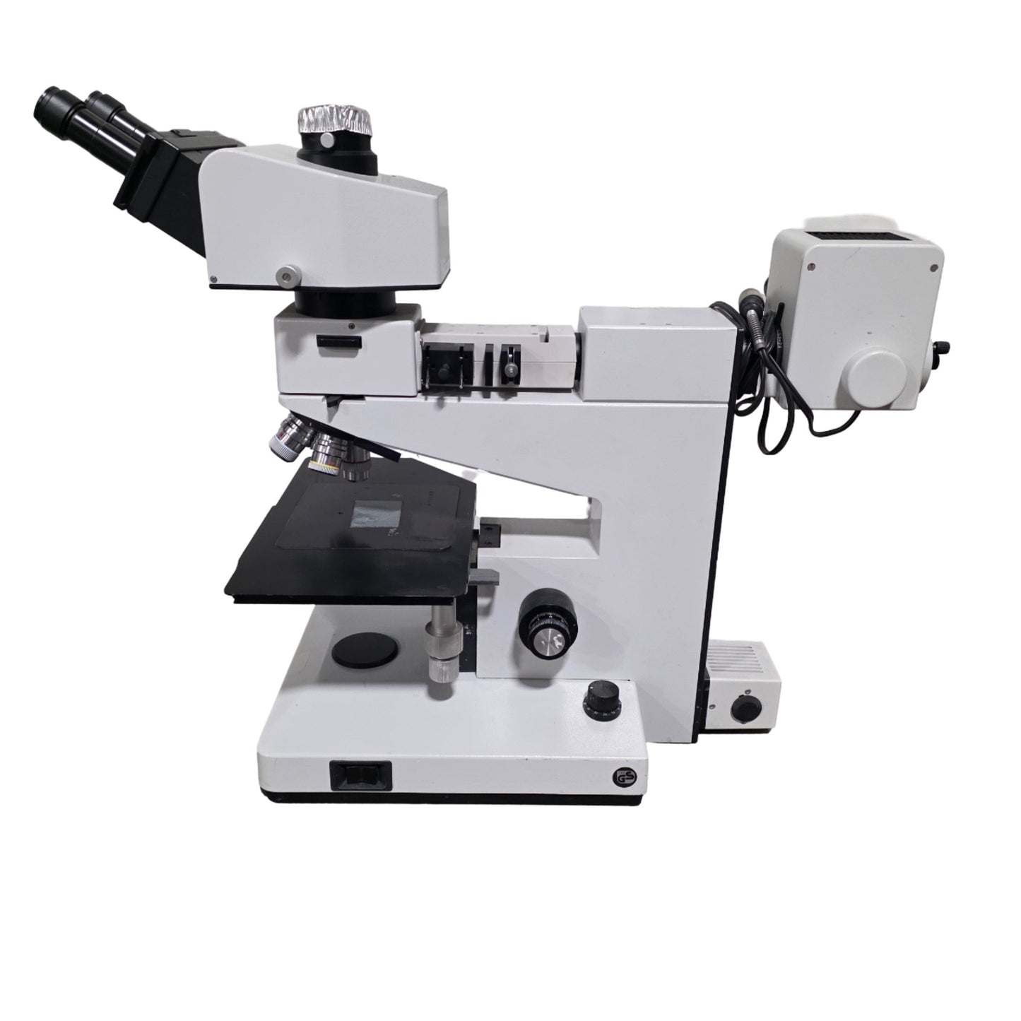 Used Leitz 020-448.025 Type Ergolux Inspection/Measuring Microscope 5,10,20,50,160x