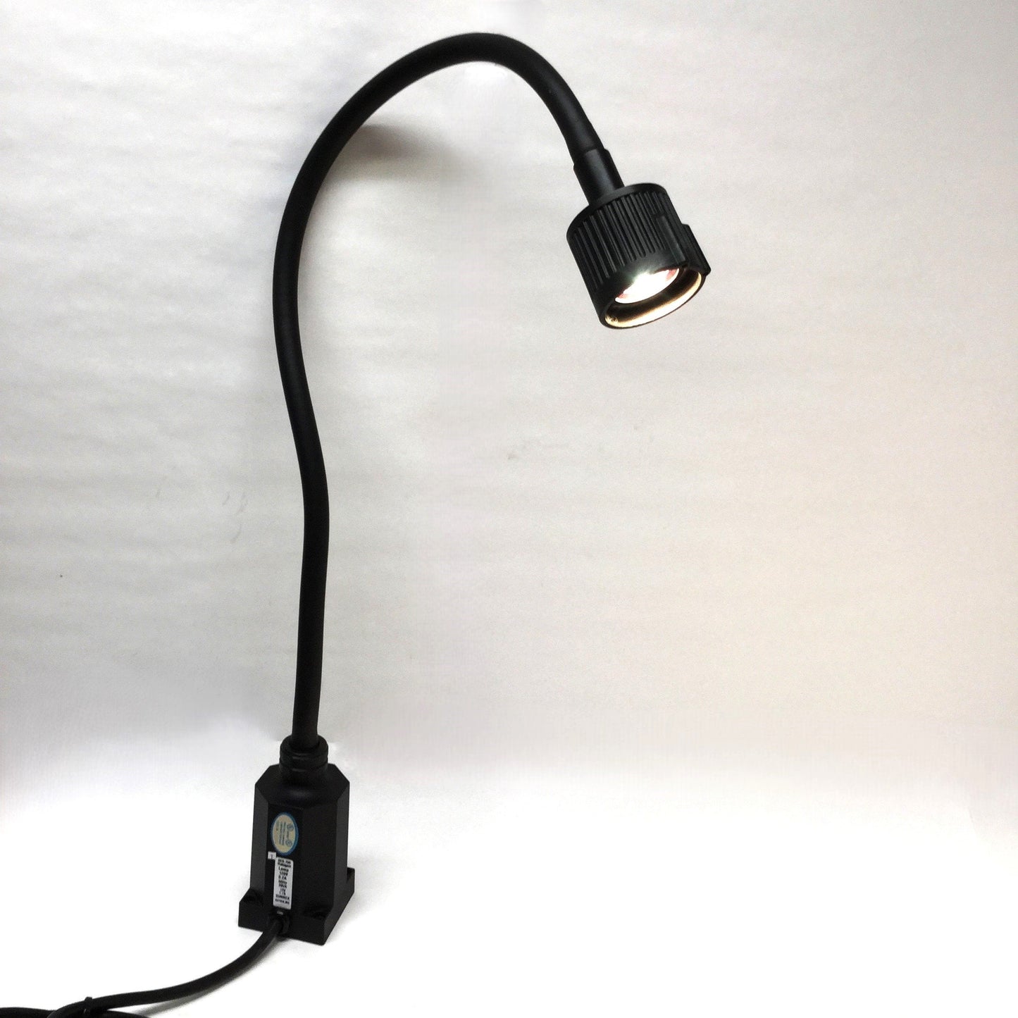 Used Sunnex HS700 Machine Mount Halogen Lamp Light 27" Gooseneck Flexible Arm 120VAC
