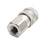 Used Hansen Gromelle 2DBS25F Quick Disconnect Stainless Steel 1/4" NPT