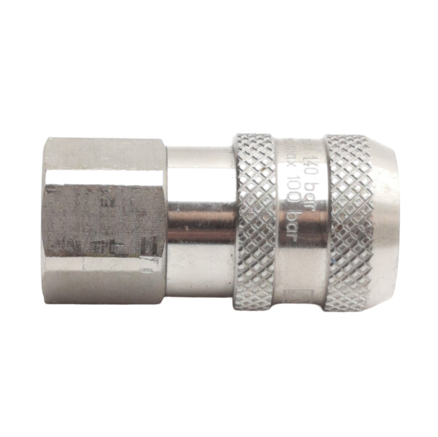 Used Hansen Gromelle 2DBS25F Quick Disconnect Stainless Steel 1/4" NPT