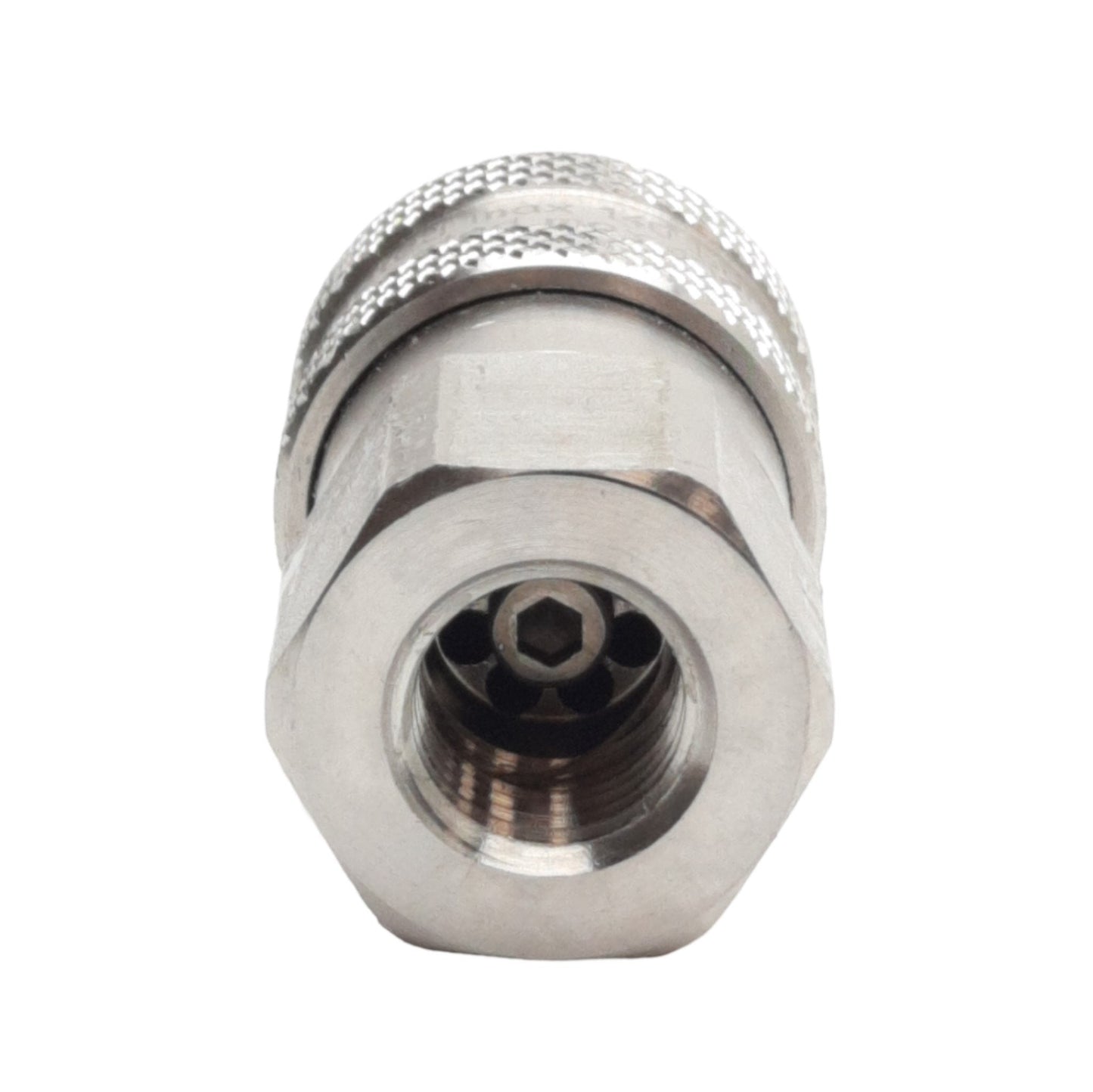 Used Hansen Gromelle 2DBS25F Quick Disconnect Stainless Steel 1/4" NPT