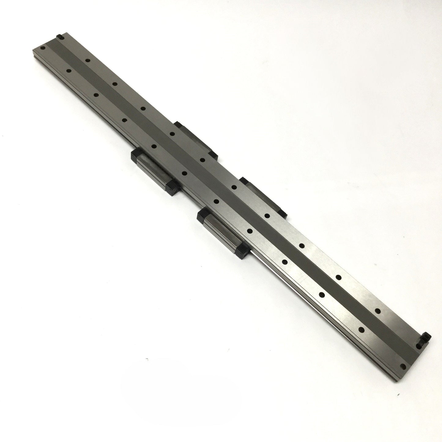 Used IKO LWLF42B Linear Motion Ball Bearing Slide Carriages (x2) on 450mm Guide Rail