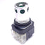 Used Allen Bradley 800T-PBH16G Pushbutton Switch w/ Guard, ø30mm,1NO 1NC, 600VAC 10A