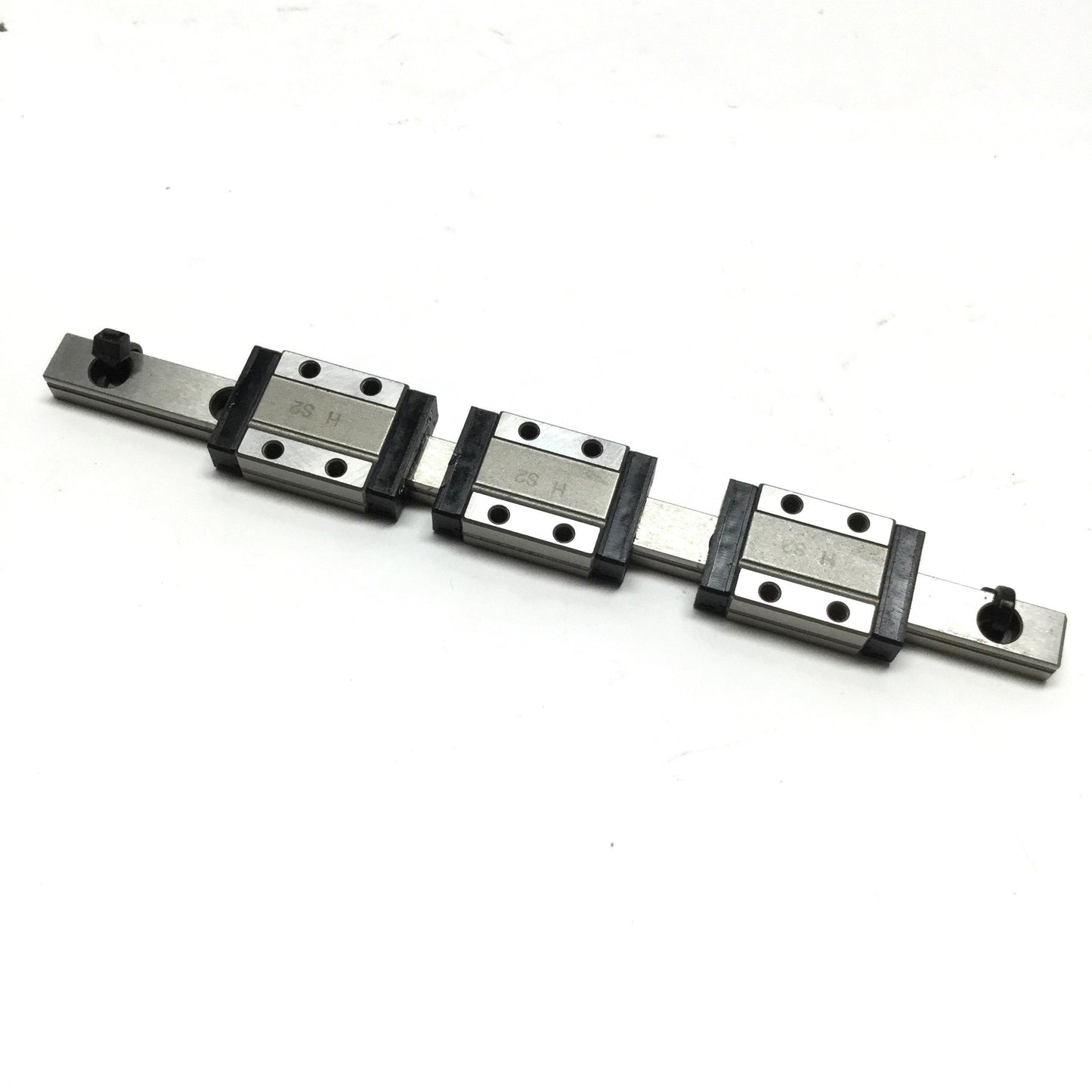 Used IKO LWL9B Linear Motion Ball Bearing Slide Carriages (x3) on 160mm Guide Rail