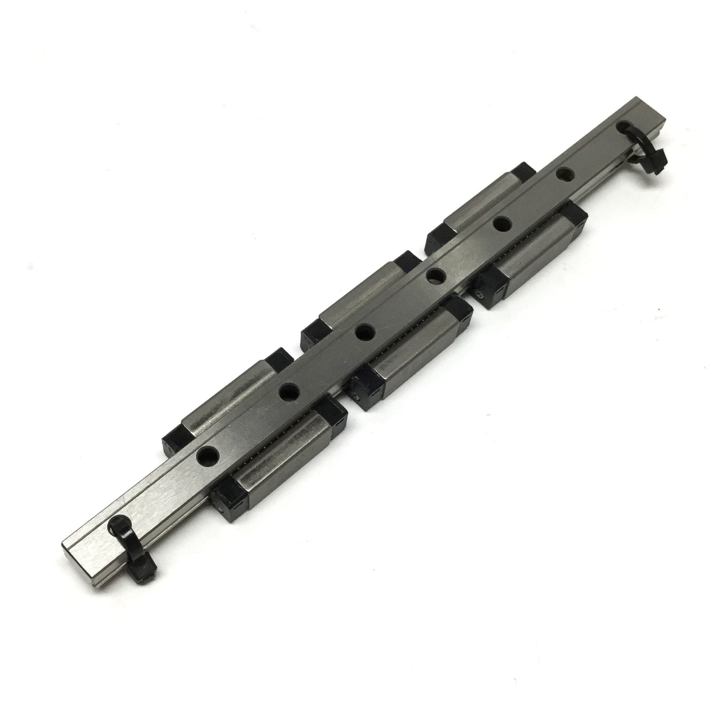 Used IKO LWL9B Linear Motion Ball Bearing Slide Carriages (x3) on 160mm Guide Rail