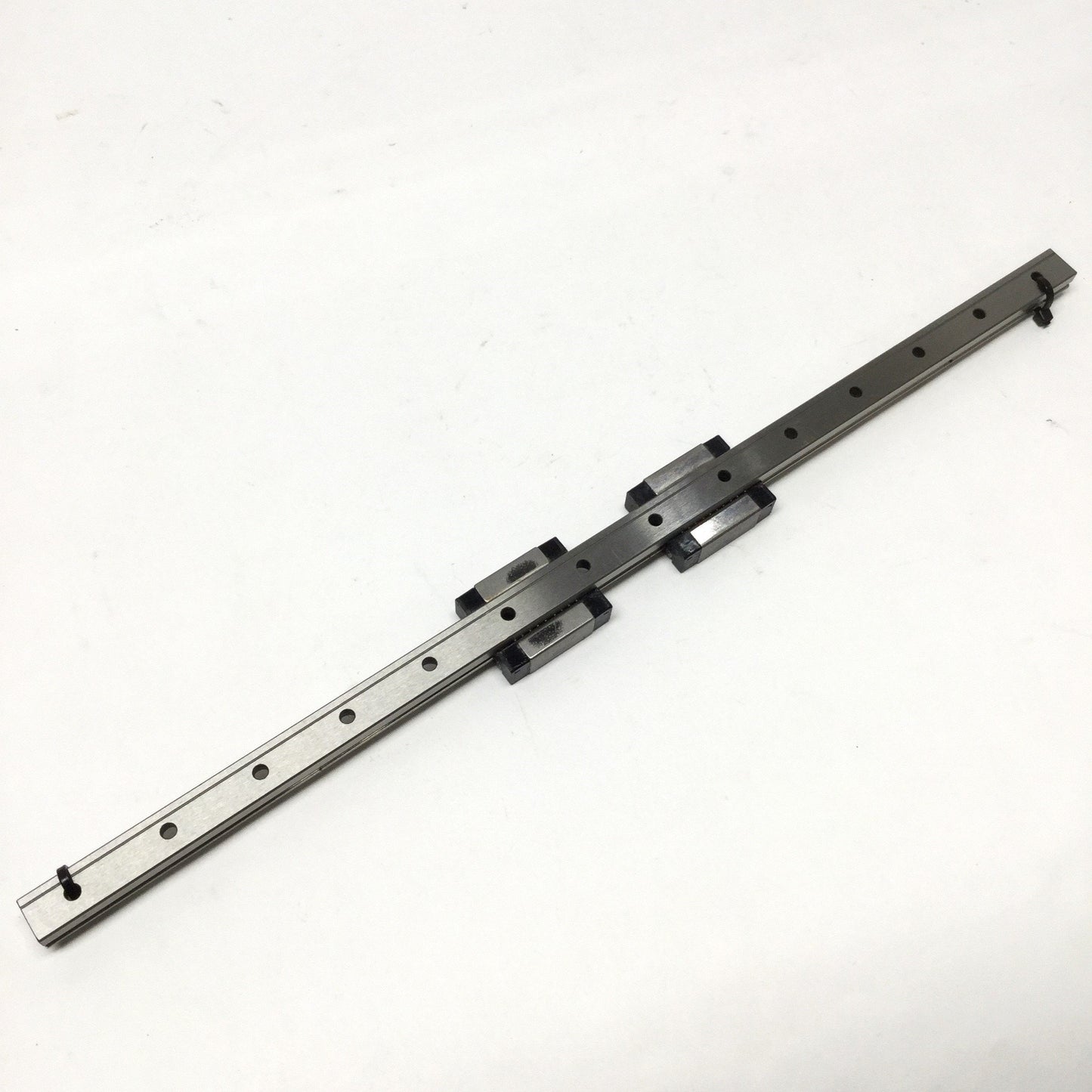 Used IKO LWL12B Ball Bearing Slide Carriage Blocks (x2) on 350mm Linear Guide Rail